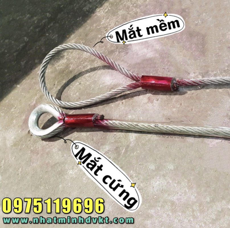 CÁP THÉP MẮT CỨNG HARD THIMBLE EYE STEEL WIRE ROPE THE SUN