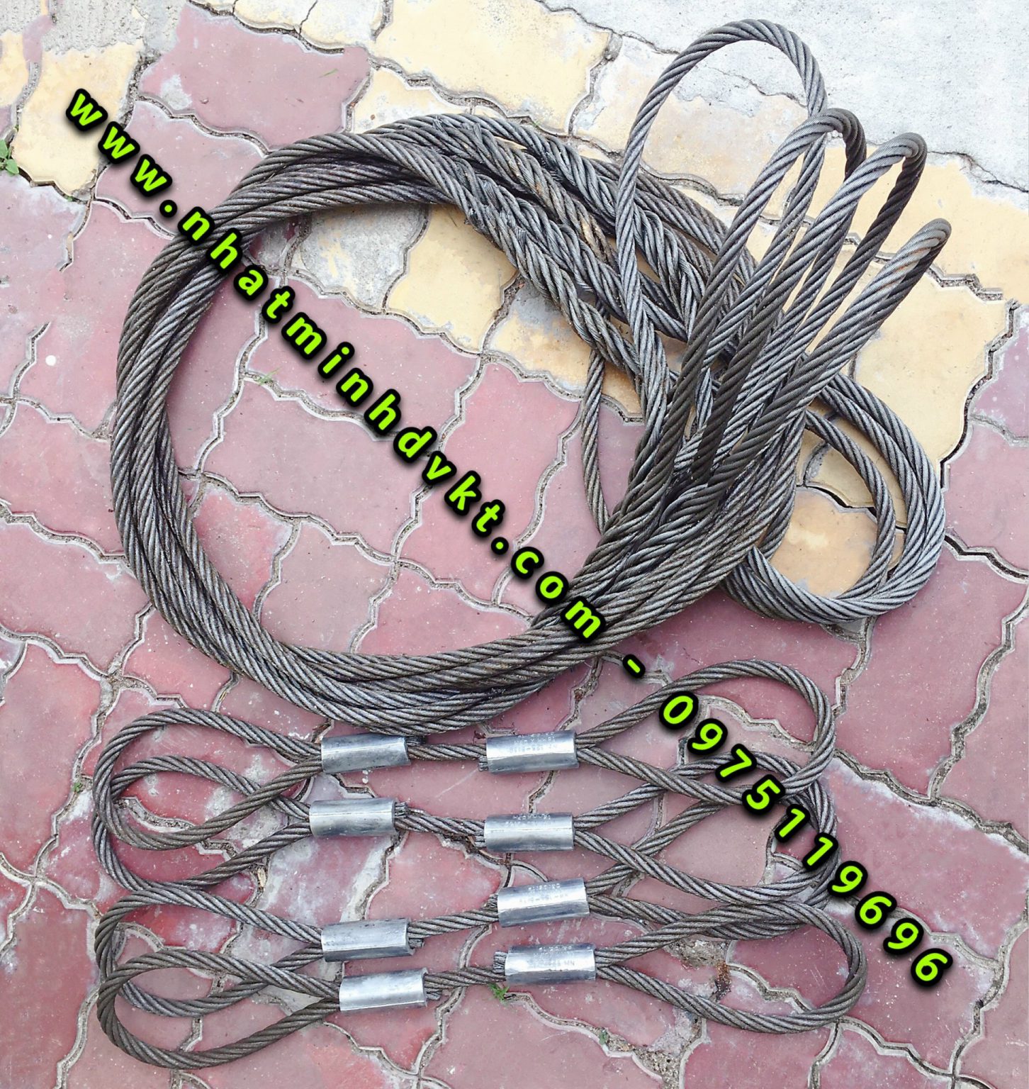CÁP THÉP MẮT CỨNG HARD THIMBLE EYE STEEL WIRE ROPE THE SUN