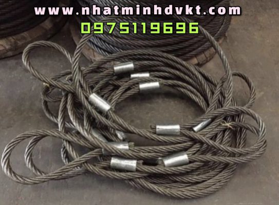 DÂY CÁP CẨU MẮT MỀM – WIRE ROPE WITH SOFT EYE
