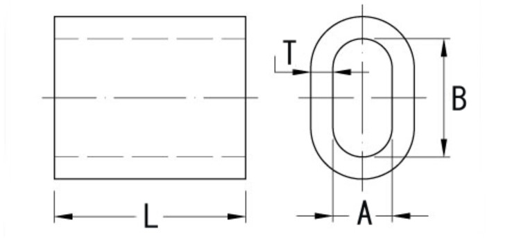 ỐNG NHÔM BẤM CÁP THÉP PHI 12 - FERRULE