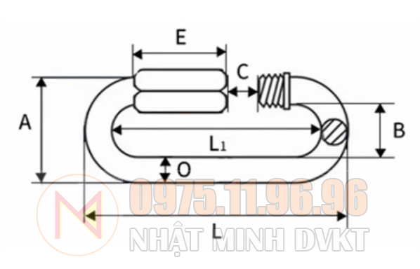 MÓC NỐI XÍCH INOX 304 – RAPID LINK