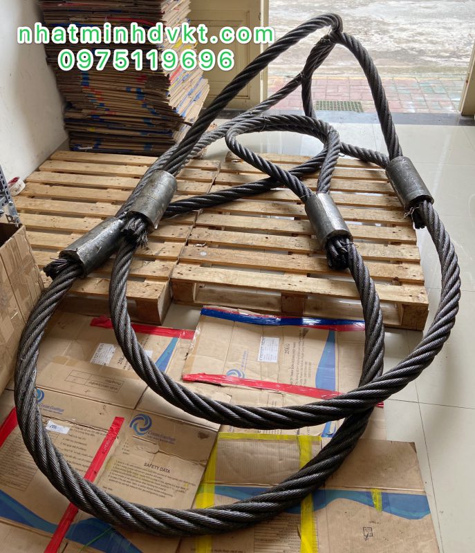 CÁP THÉP MẮT CỨNG HARD THIMBLE EYE STEEL WIRE ROPE THE SUN