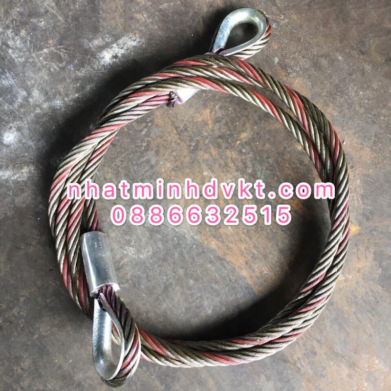 CÁP THÉP MẮT CỨNG LÀ GÌ? (HARD THIMBLE EYE STEEL WIRE ROPE SLING) THE SUN